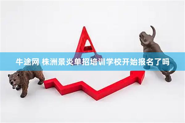 牛途网 株洲景炎单招培训学校开始报名了吗