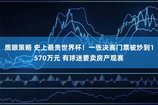 鹰眼策略 史上最贵世界杯！一张决赛门票被炒到1570万元 有球迷要卖房产观赛